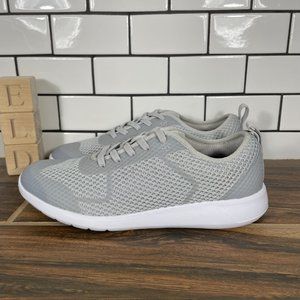 Clarks Scape Soar Little Boys Size 2.5 Shoes Gray Elastic Lace Sneakers NEW